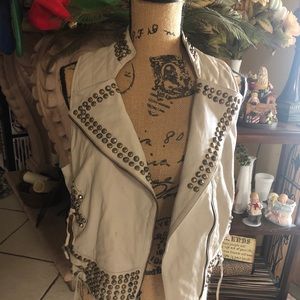 Leather vest Double D Ranch